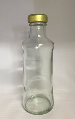 200 mL Gin Vodka Spirit Fruit Juice Bottle - BLACK Twist Cap