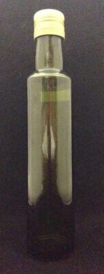 250ml Green Round Dorica Bottle with Metal Cap &amp; Pourer (45 Pcs)