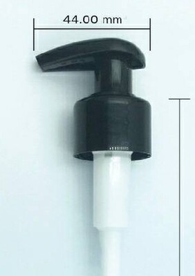 28/410 - 28mm BLACK (Non Ribbed) Lotion Pump Fits 28mm Neck - SELECT BULK QUANTITY REQUIRED