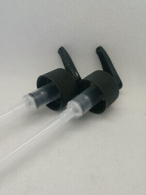 28mm Black (Ribbed ) 28/410 Lotion Pump - Single Buy