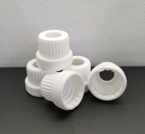18mm WHITE Tamper Evident Caps (Euro Style) for Droppers (Cap Only) - BULK 100pcs