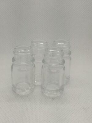5ml CLEAR GLASS Boston 18mm Neck Bottle Only -