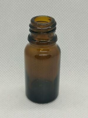 10ml AMBER Boston 18mm Neck Bottle Only