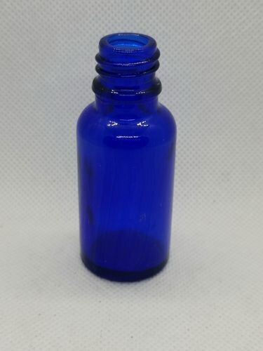 20ml Cobalt Blue Boston 18mm Neck Glass Bottle Only - BULK Pack of 156 Bottles