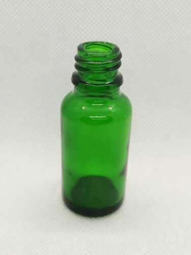 20ml Green Glass Boston 18mm Neck Bottle Only