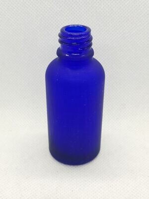 30ml FROSTED BLUE Boston 18mm Neck Bottle Only