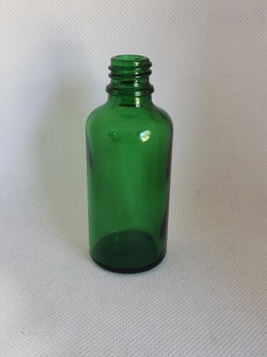 50ml GREEN Boston 18mm Neck Glass Bottle Only - BULK Pack of 88 Bottles