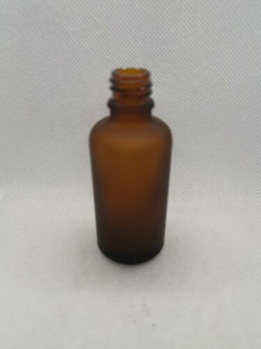 50ml FROSTED AMBER Boston 18mm Neck Bottle Only