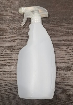 500mL Natural Colour PET(Plastic) Bottle with Natural 28mm Trigger Spray - PACK of 25 ON SALE