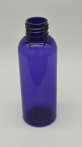 125mL Tall Violet PET (Plastic) 24mm Neck Bottle