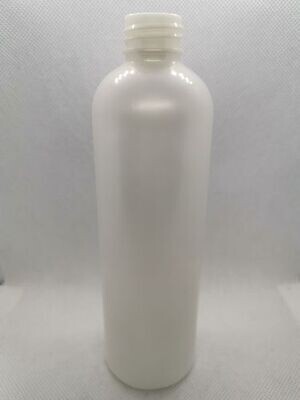 250mL Tall Pearl White PET (Plastic) 24mm Neck Bottle