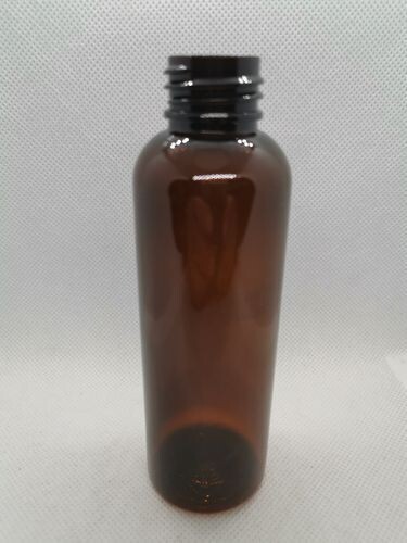 125mL Tall Amber PET (Plastic) 24mm Neck Bottle PACK of 25