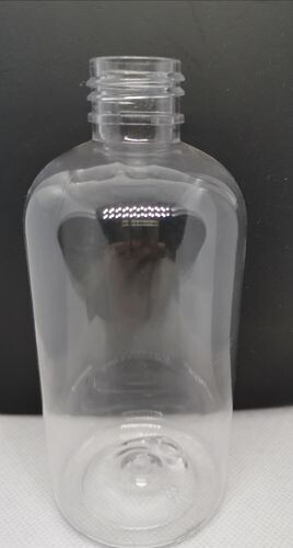 250mL Clear SQUAT PET (Plastic) 24mm Neck Bottle