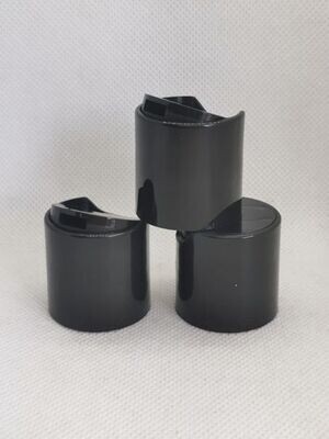 28mm Black Disc Caps - suite 28mm PET Bottles PACK of 50