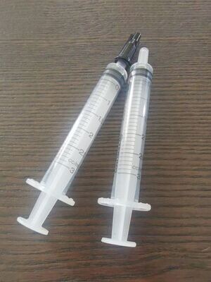 3 ml Syringe - Slip Style No Blunt Needle - Single (CAP NOT INCLUDED)