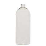 1L CLEAR PET (PLASTIC) 28mm Neck Bottle - PACK of 25