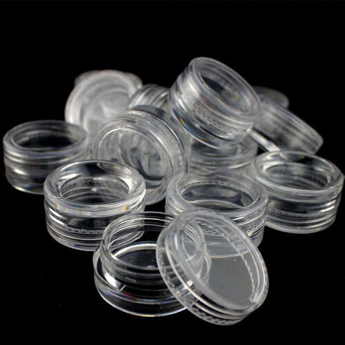 3gm Clear Sample Cosmetic Makeup Jar Pot Face Cream Lip Balm Containers - SINGLE