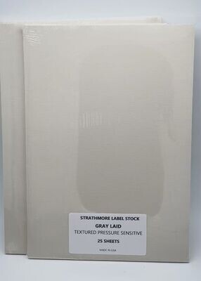 25 A4 Sheets - Strathmore Label Stock