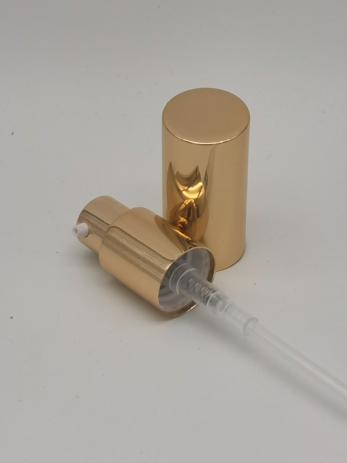 18mm Gloss Gold Serum Pump - Single Bottle