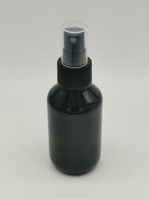 100mL Black Veral (PET) Plastic Bottle with 24/410mm Spritzer/Atomiser - PACK of 10