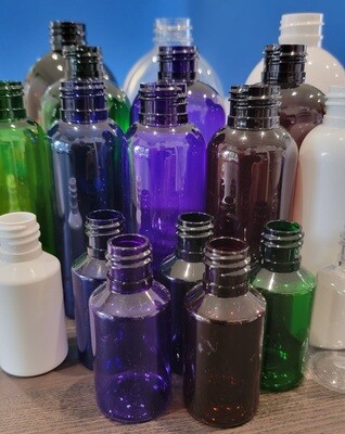 PLASTIC (PET ♲ ) BOTTLES 30mL - 1L : Sprays Pumps etc., and Plastic Jerry Containers: