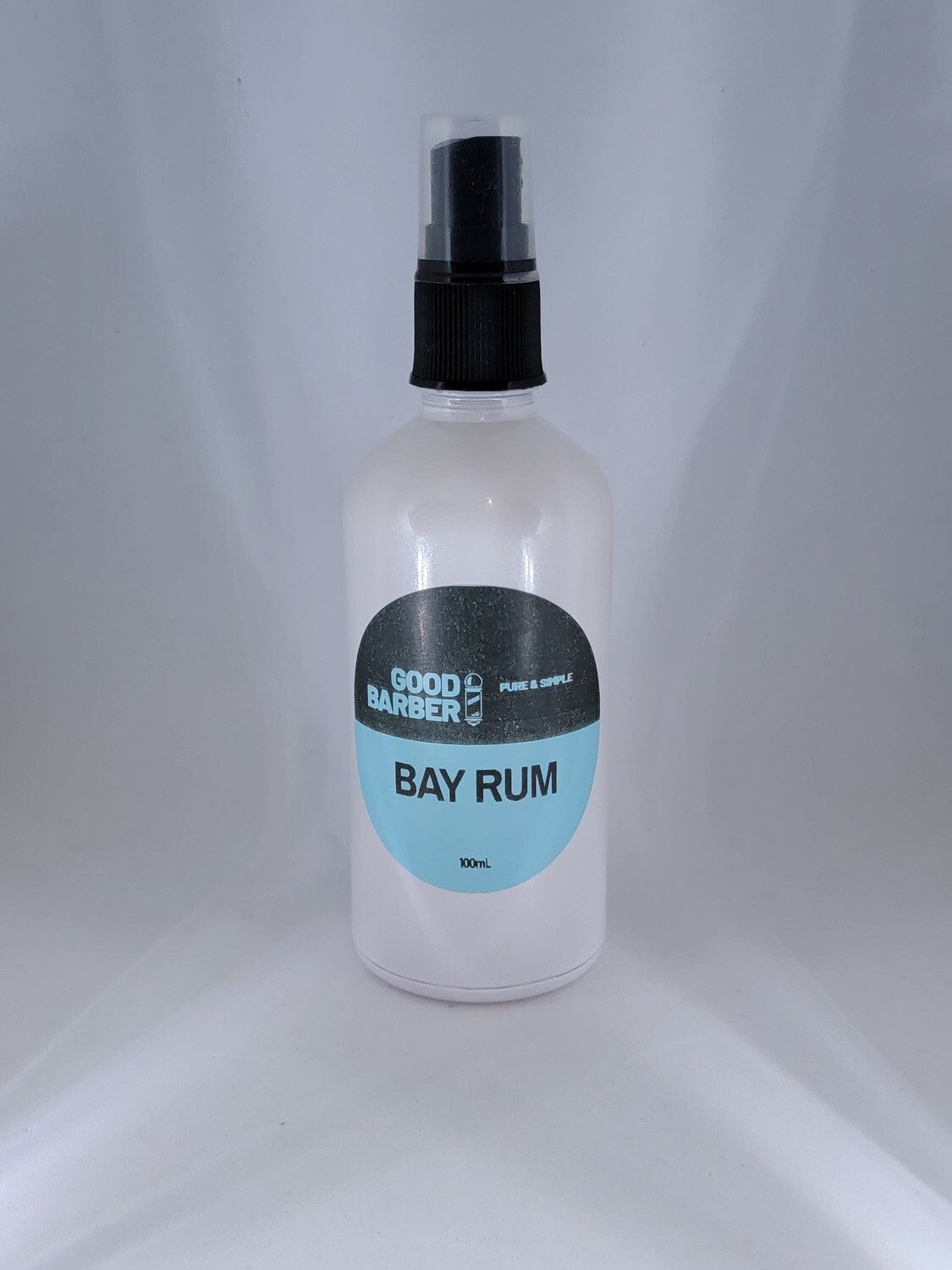 AFTER SHAVE - GOOD BARBERS BAY RUM  100mL PEARL WHITE Spray Bottle