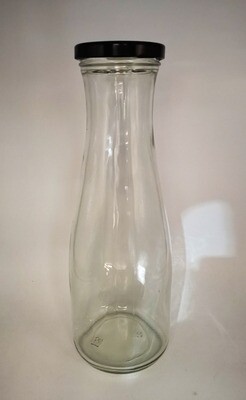 1000 mL JUICE MILK CLEAR Glass Bottle with 63mm Cap