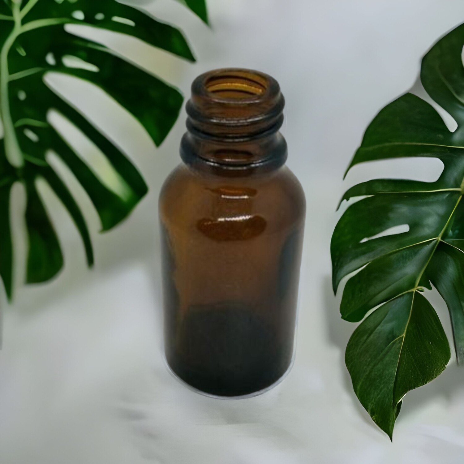 15ml AMBER Boston 18mm Neck Bottle Only - BULK Pack of 156 Bottles