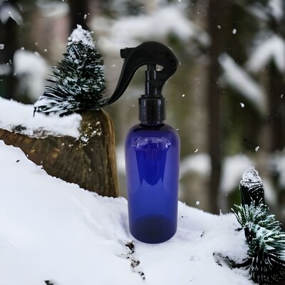 250ml COBALT BLUE (PET) Plastic with 24410 Neck BLACK MICRO TRIGGER SPRAY - Single Buy