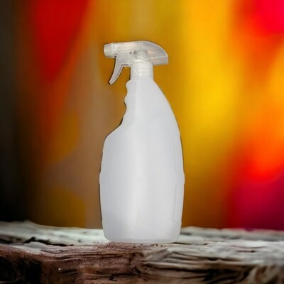 500mL Natural Colour PET(Plastic) Bottle with Natural 28mm Trigger Spray -
