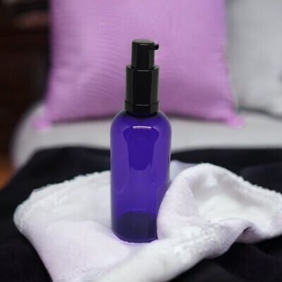 250mL VIOLET Plastic(PET) Boston Bottle with Black Foamer with Clear Overcap - BULK 10 Pcs