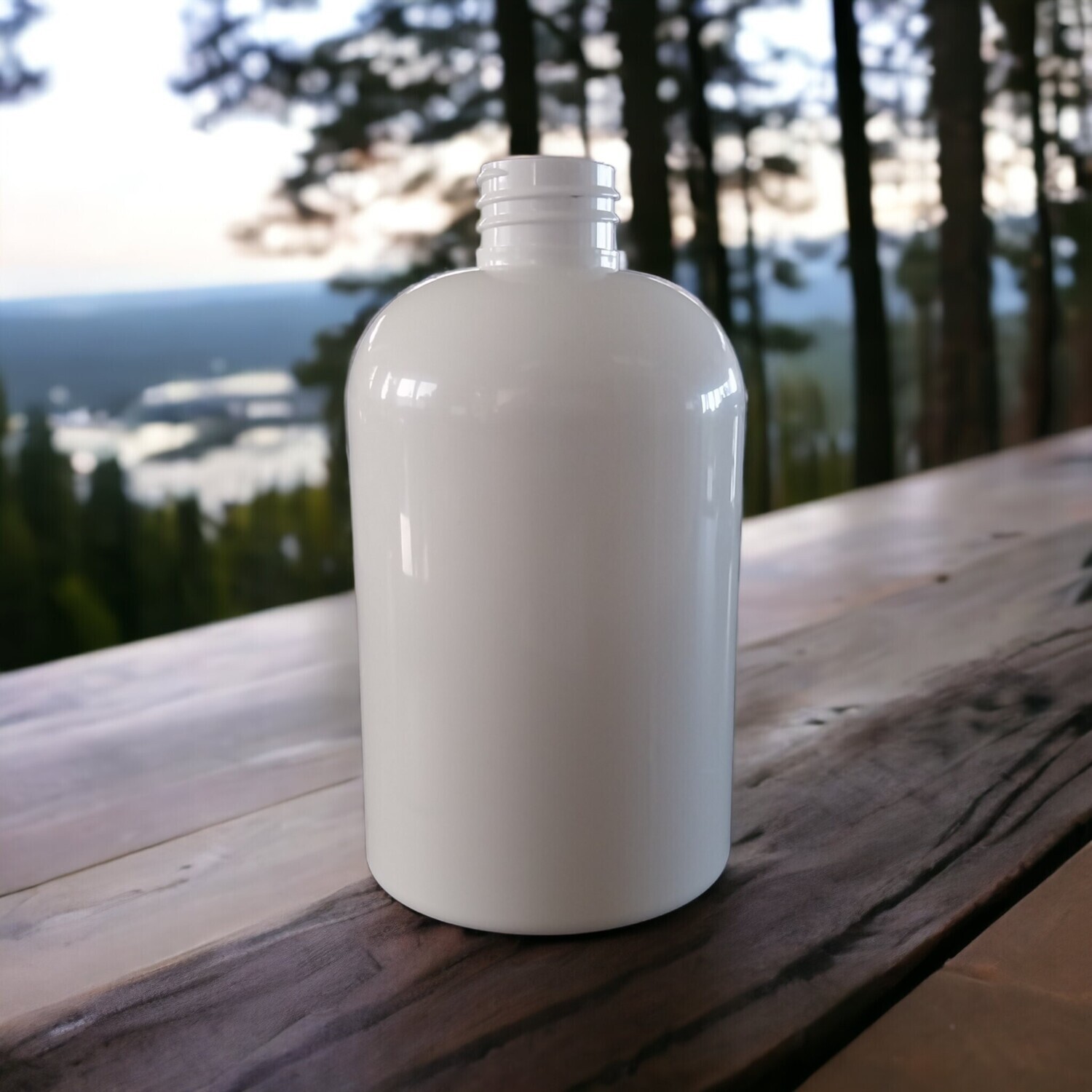 500mL White PET (Plastic) 28mm Neck Bottle