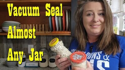 How to vacuum seal anything without using any single use plastics.
