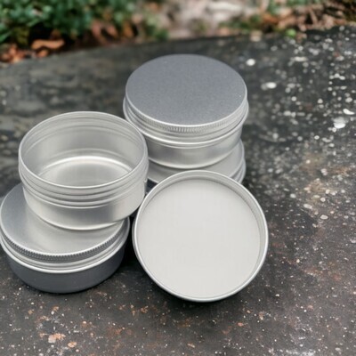 50gm Aluminium Tins with Screw Top Lid (with EPE Wad)
