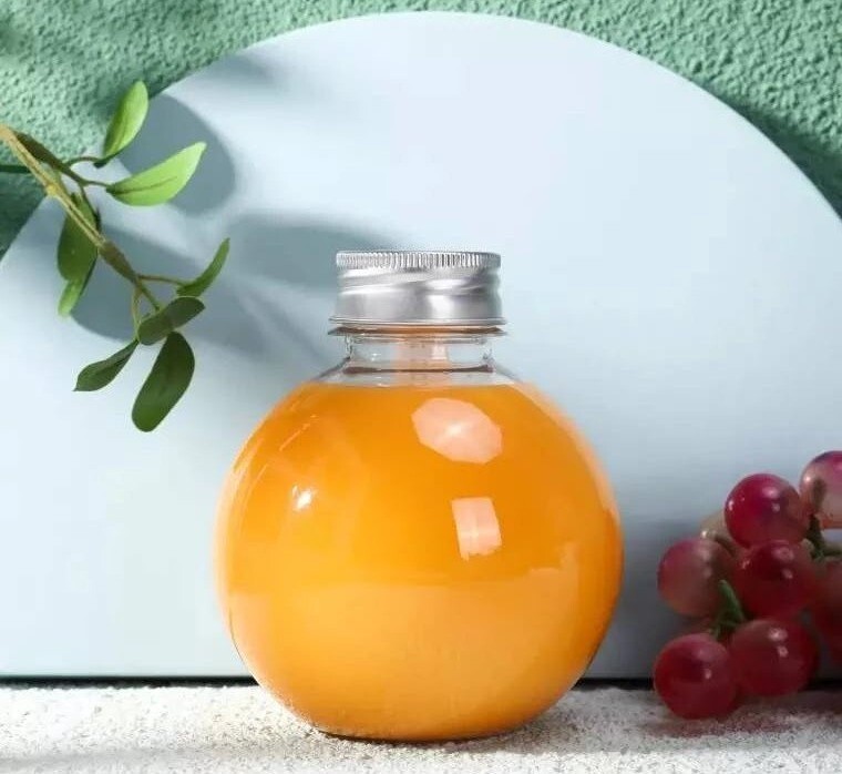 150ml BAUBLE (XMAS) CLEAR PET(Plastic) with Silver Cap