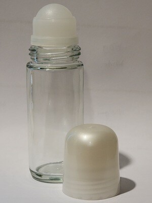 50ML GLASS Deodorant/Essential Oil Roller Bottles Empty REFILLABLE Rollerball Bottle