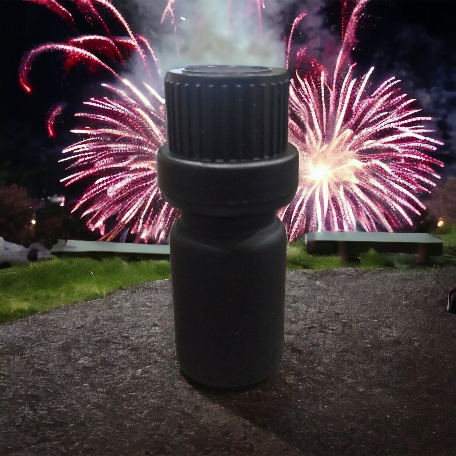 5mL FROSTED MATT BLACK Glass Boston Bottle with Black Tamper Dripolator - PACK of 10