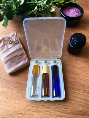 Roller container for 10ml Rollers - 3 Compartment