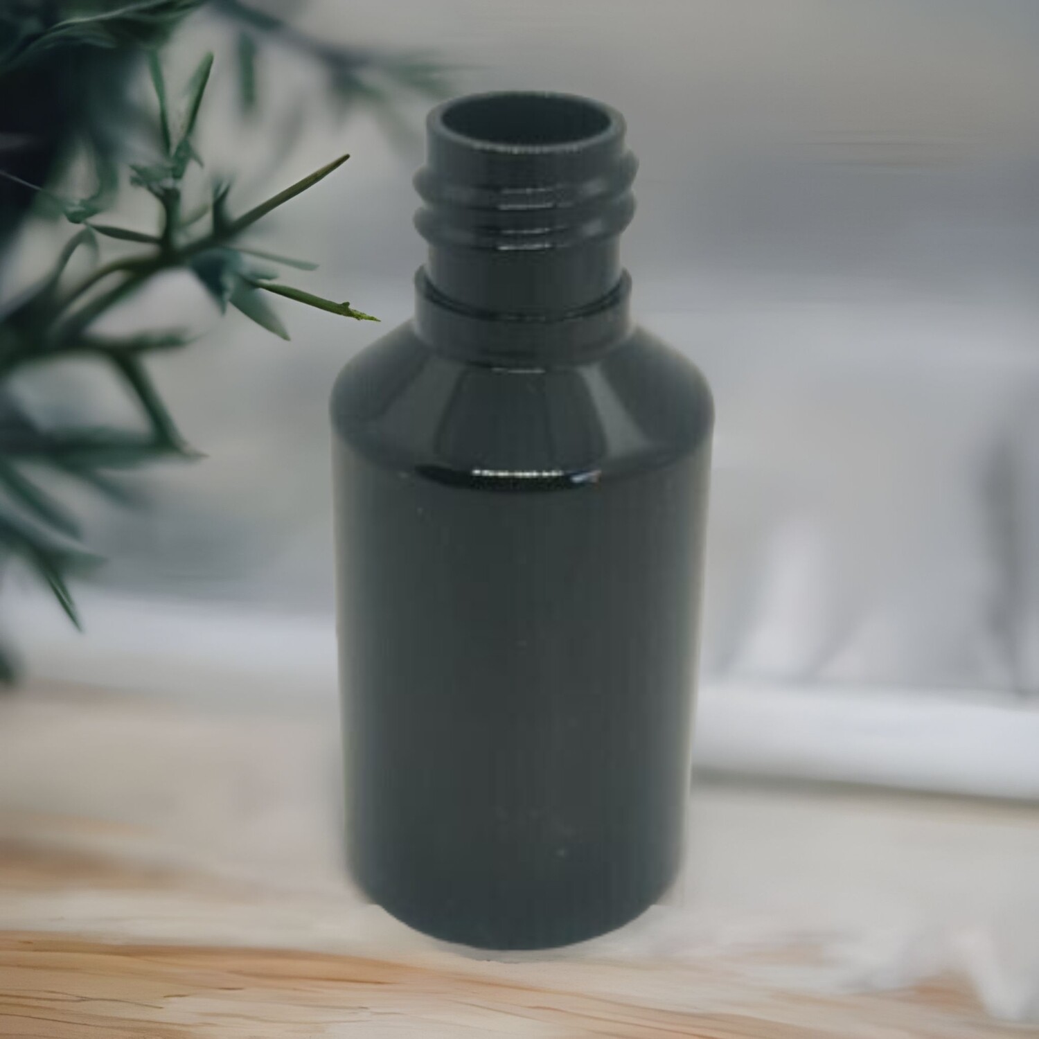 30ml PET(Plastic) 18/410 - 18mm Neck BLACK
