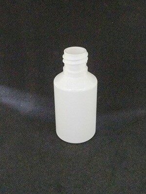 30ml PET(Plastic) 18/410 - 18mm Neck WHITE