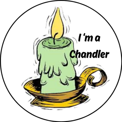 CANDLE MAKER   STICKERS &amp; BADGES  SMILEY  - CLICK HERE
