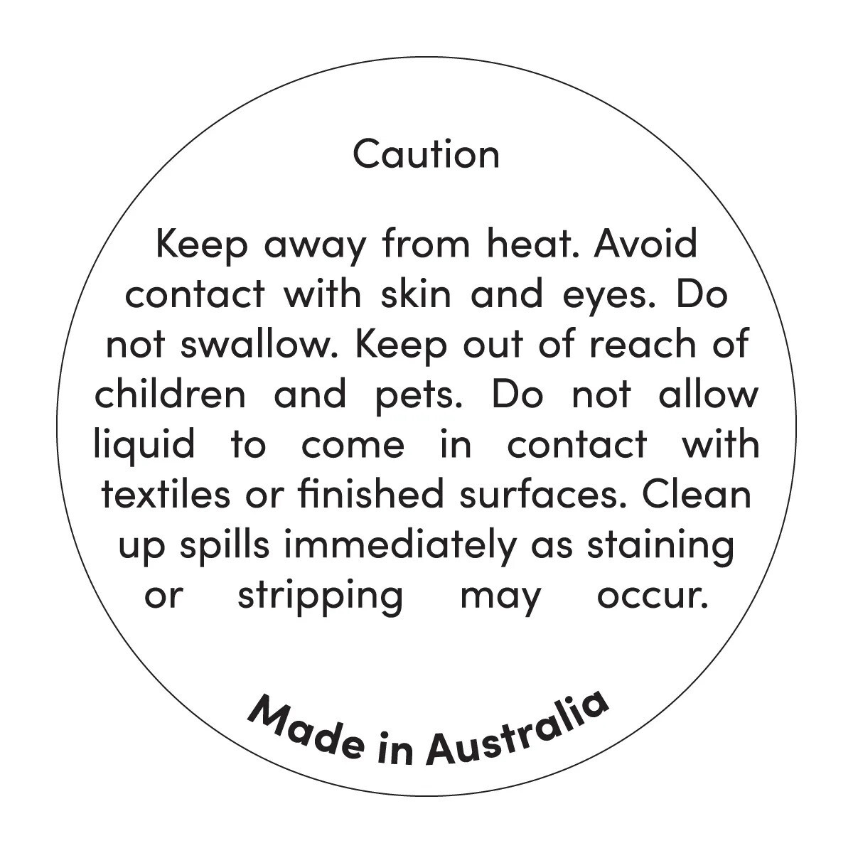 DIFFUSER WARNING