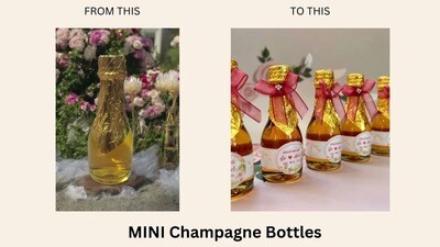 30mL Mini Champagne Style Bottles