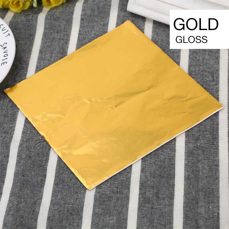 100PCS 10CM GOLD Tin Foil Aluminium  Square Wrappers