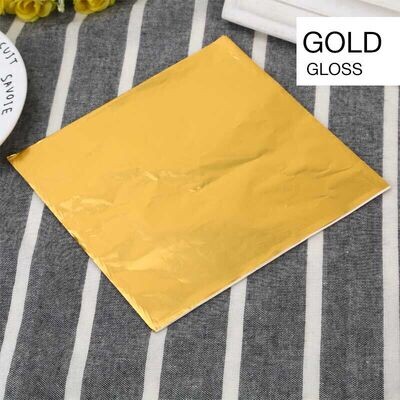 100PCS 10CM GOLD Tin Foil Aluminium  Square Wrappers