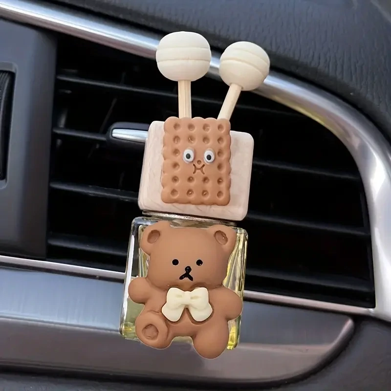 5mL Car Air Outlet DIFFUSER Bottle with Clip - COOKIES &amp; BEAR