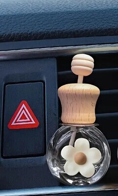 10mL Car Air Outlet DIFFUSER Bottle with Single Lollypop Stick & Clip - FLOWER