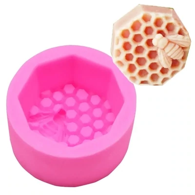 HONEY COMB BEE SILICON - SOAP MOULD