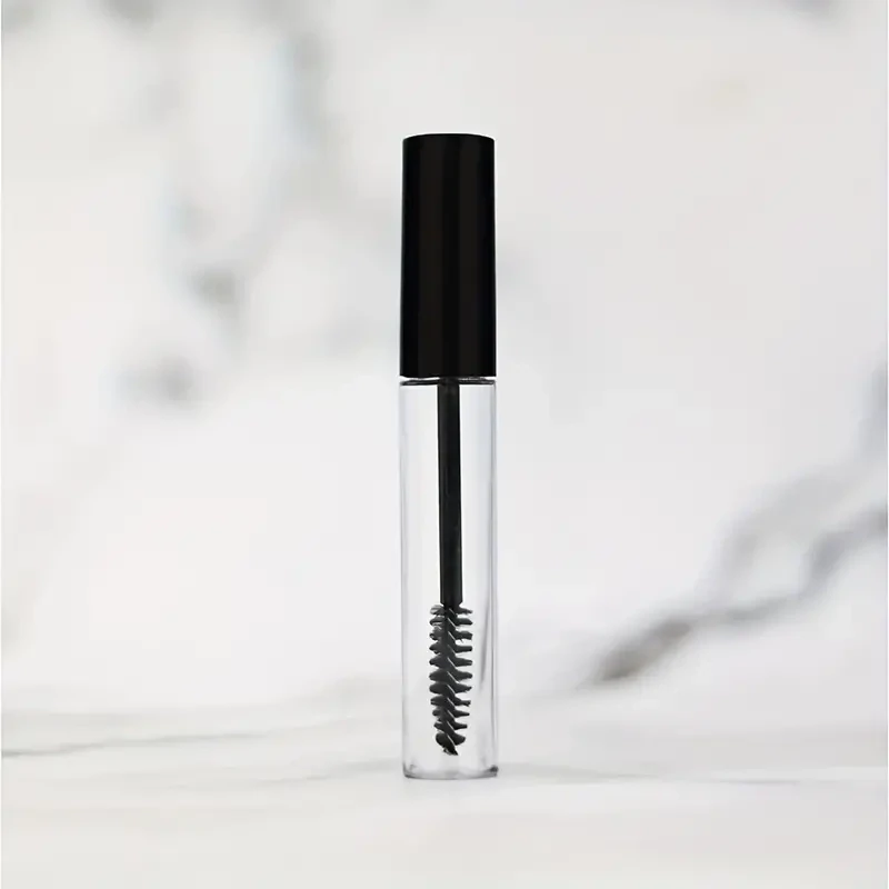 10ML Empty Mascara Eyelash Tube Cream Plastic Vial Bottles &amp; Inner Wipe - PACK of 5
