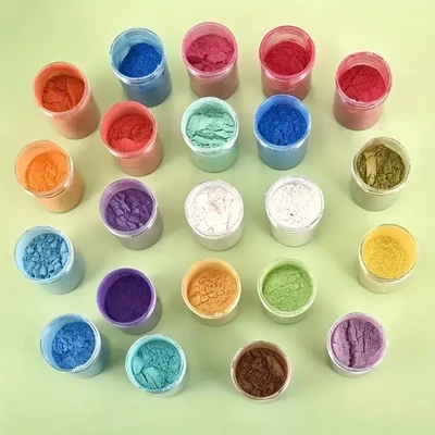 Mica Powder Pearlesent Pigment SET- 18 COLOURS (WHOLESALE)